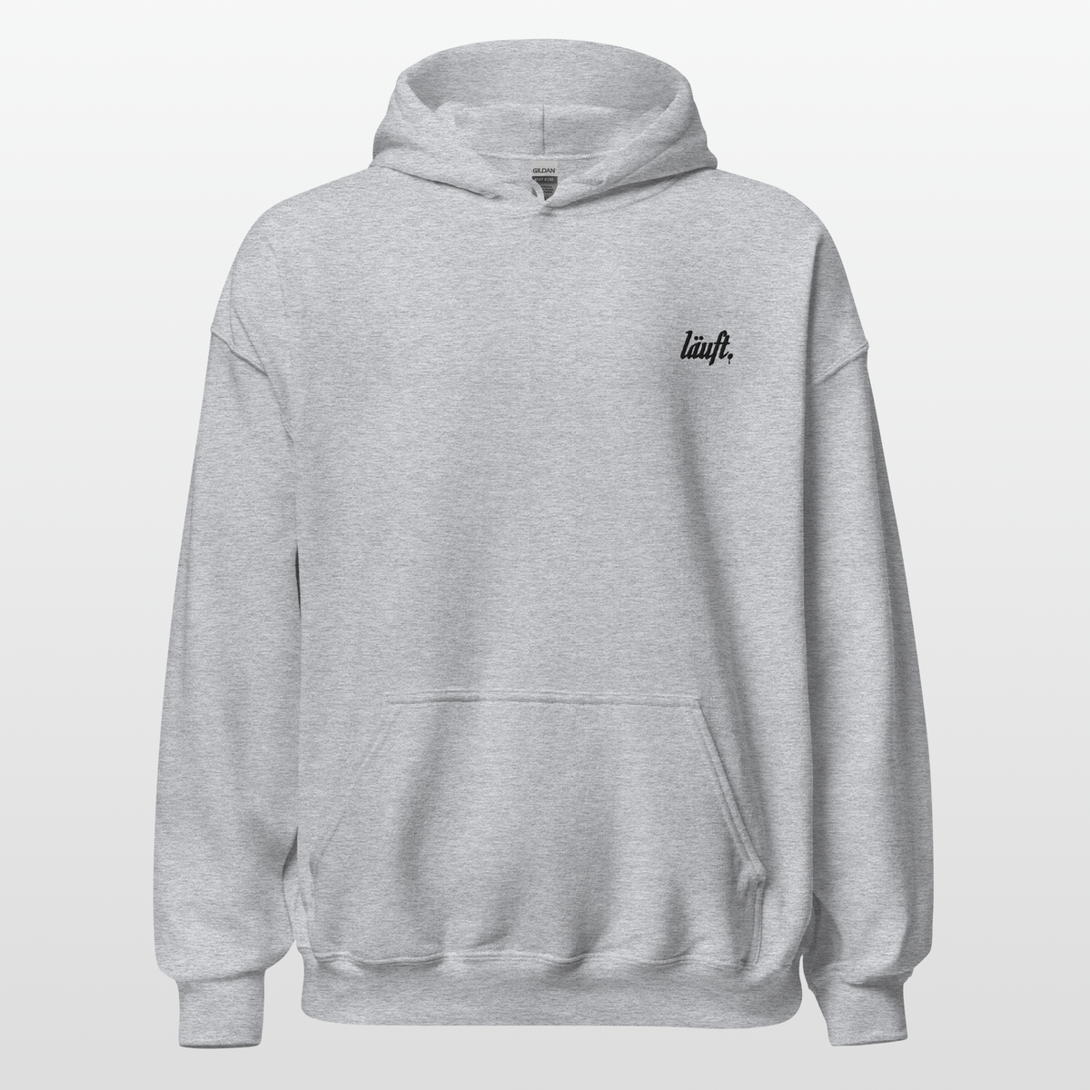 läuft. Hoodie